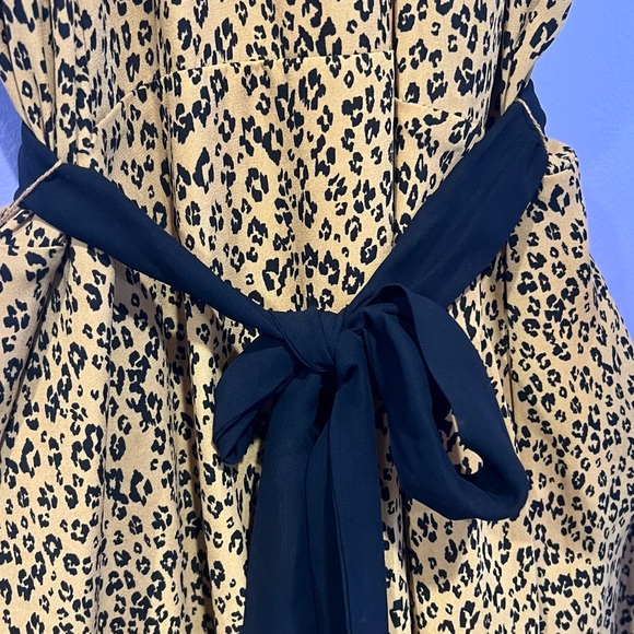 Who What Wear Animal Print Midi Dress Size large - Picture 5 of 5
